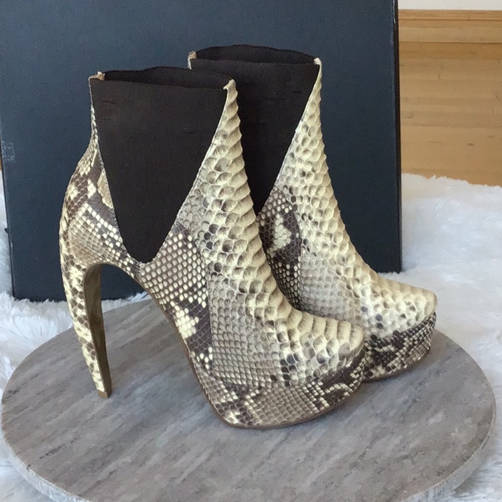 Walter Steiger Python Ankle Booties. - image 8
